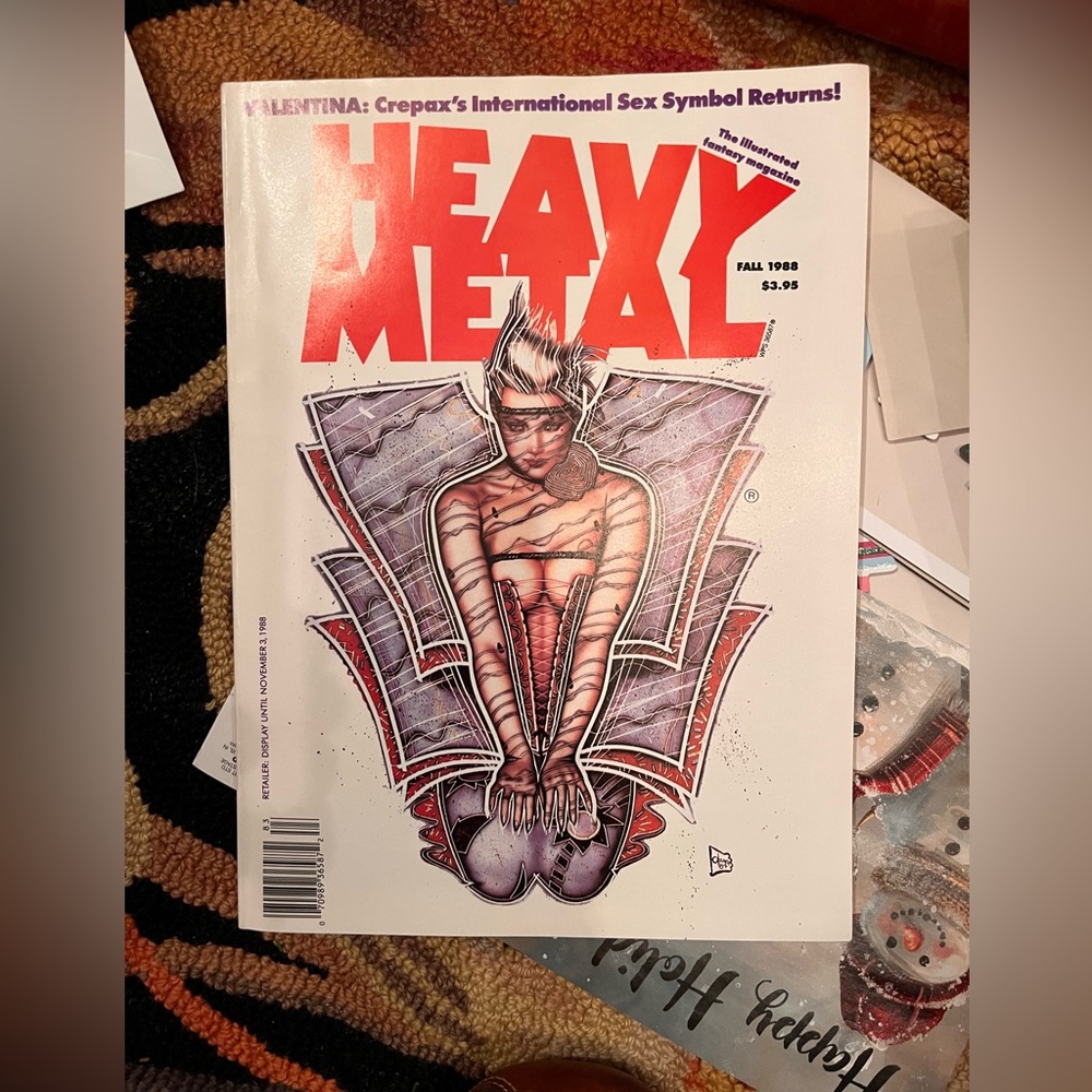 Heavy Metal Fall 1988   Graphic comic magazine